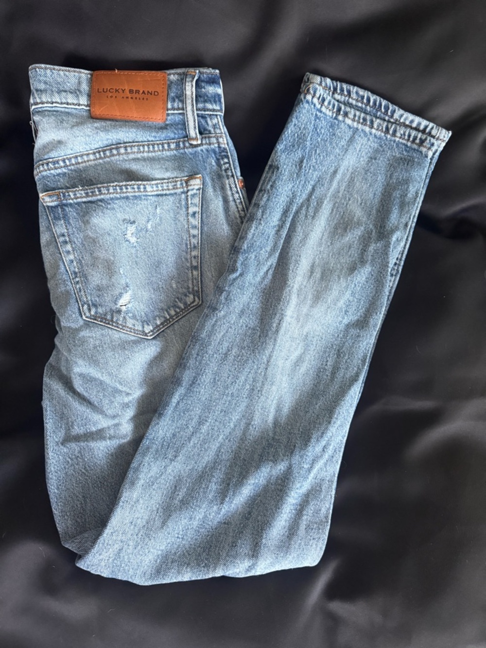 Lucky Brand “Drew” High Rise Mom Jeans